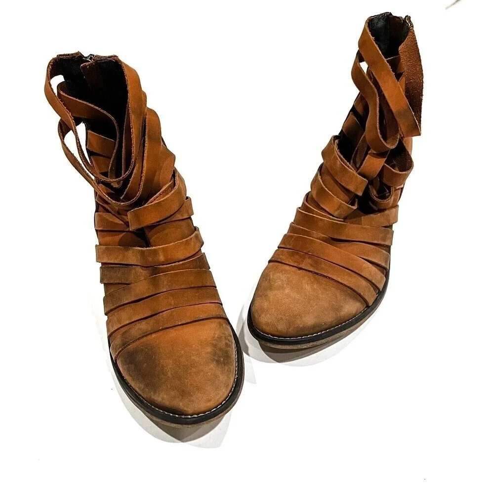 Free People Hybrid Strappy Boot (EU 40) cognac - Picture 7 of 12